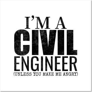 civil engineer Posters and Art